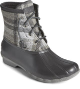 Sperry Womens Saltwater Plaid Wool Duck Boots