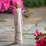 Evergreen 12" Star In Hand Natures Promise Angel Ceramic Statuary