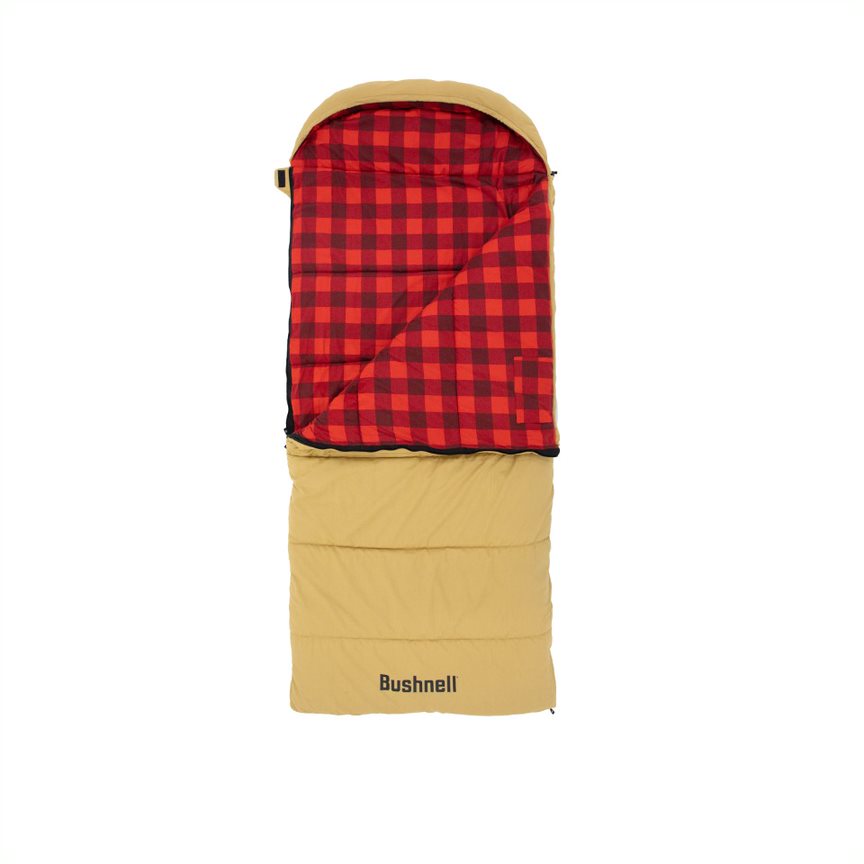 Bushnell 20F Hooded Canvas Sleeping Bag – ShopCGX - Main Image