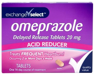 exchange select Omeprazole Delayed Release Acid Reducer Tablets - 40 Count