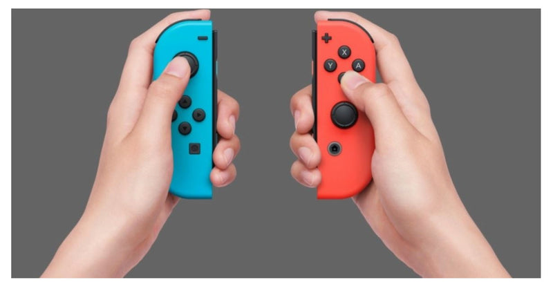 Nintendo Switch Joy Con L/R Wireless Controllers - Neon Red/Neon Blue