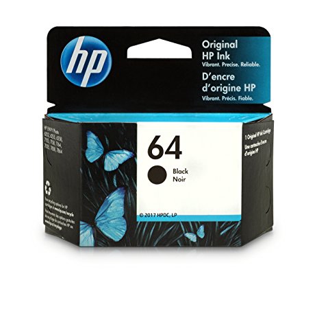 HP  #64 Black Ink