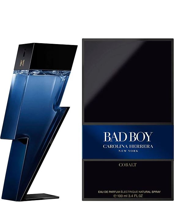 Carolina Herrera Mens Bad Boy cobalt Eau De Parfum Spray - 3.4 oz.