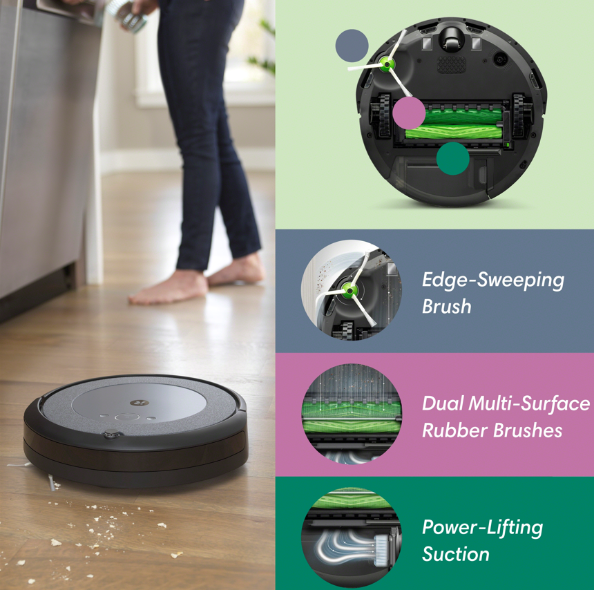 iRobot Roomba i3+ (3550) Wi-Fi Connected Robot Vacuum with iRobot Roomba i3+ (3550) Wi-Fi Connected Robot Vacuum with