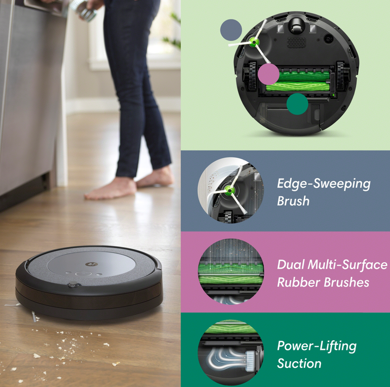 iRobot Roomba i3+ (3550) Wi-Fi Connected Robot Vacuum with iRobot Roomba i3+ (3550) Wi-Fi Connected Robot Vacuum with