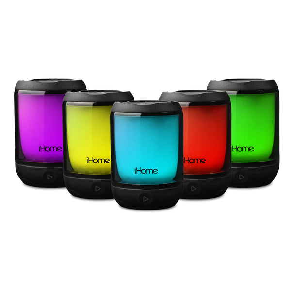 iHome Playglow Mini Rechargeable Color Changing Waterproof Bluetooth Speaker