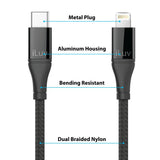 iLuv 6ft Fast Charging USB-C to Lightning Cable