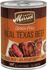 Merrick Real Texas Beef Grain Free Canned Wet Dog Food - 12.7 oz.