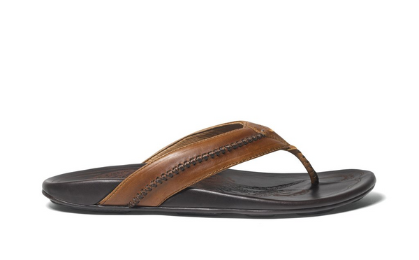 OluKai Mens Mea Ola Leather Beach Sandal