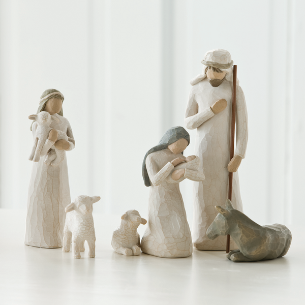 Willow Tree Nativity Holy Family Figurine Set - 6pc Set