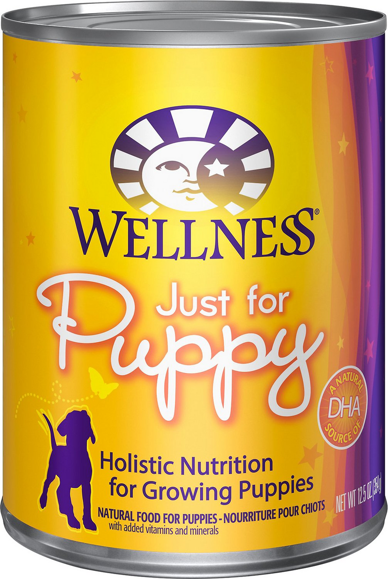 Wellness Complete Health Just for Puppy Chicken and Sweet Potato Recipe Canned Wet Dog Food - 12.5 OZ Natural, Grain Free