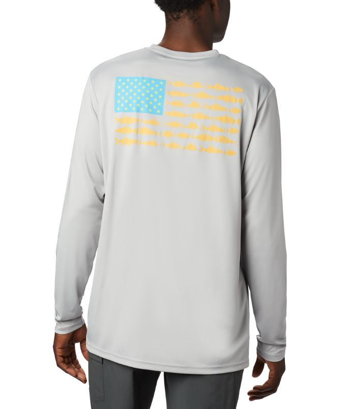 新品 コロンビア PFG Terminal Tackle Tri-Fish 長袖 Columbia Terminal Tackle PFG Fish Shine Long Sleeve T-Shirt