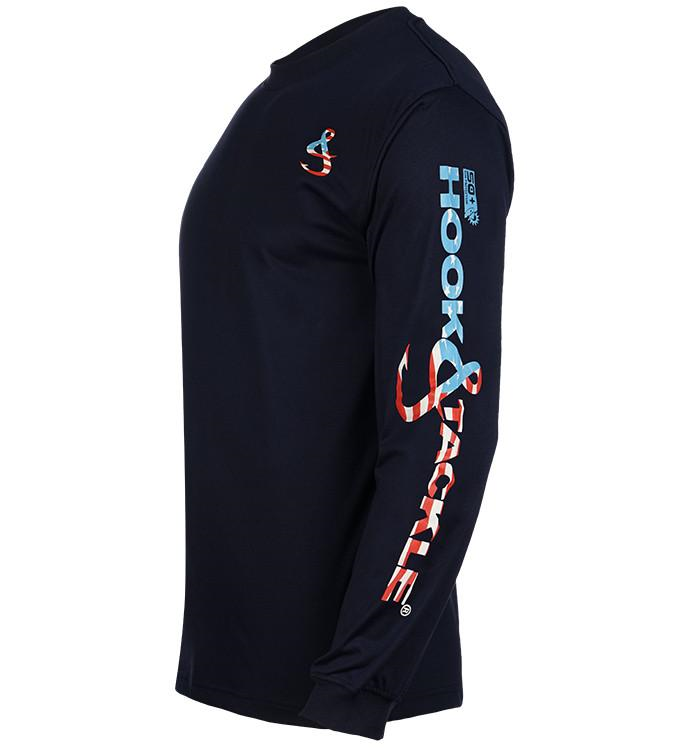 Hook & Tackle Mens American Sailfish Long Sleeve T-Shirt