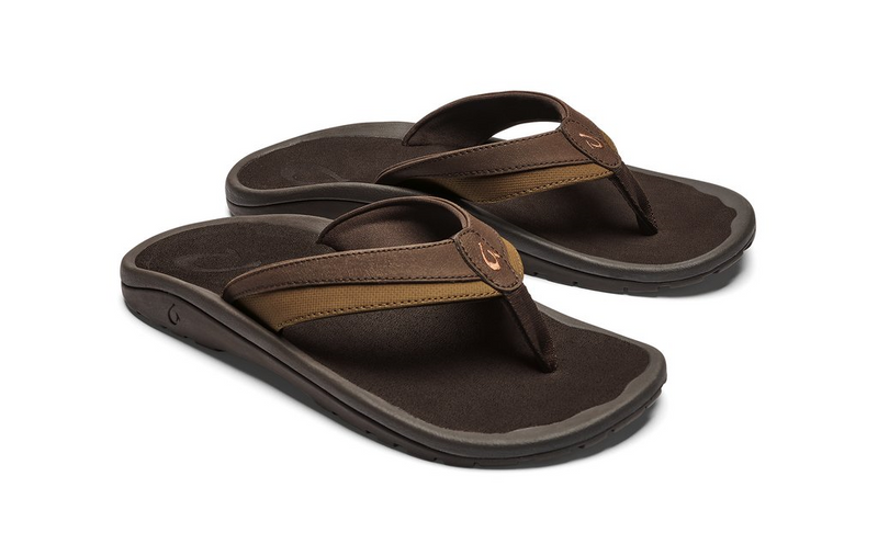 OluKai Mens 'Ohana Koa Beach Sandal