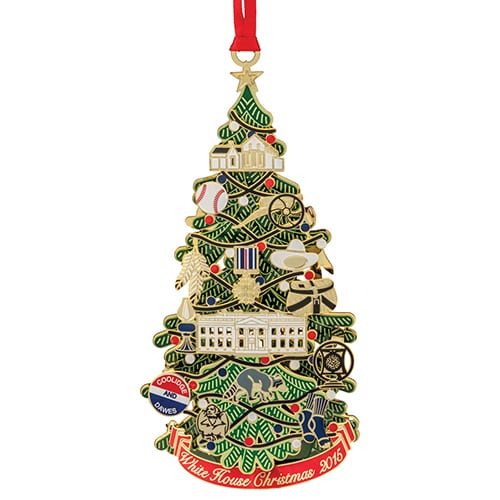 ChemArt White House Collection - 2015 John Calvin Coolidge, Jr. Ornament