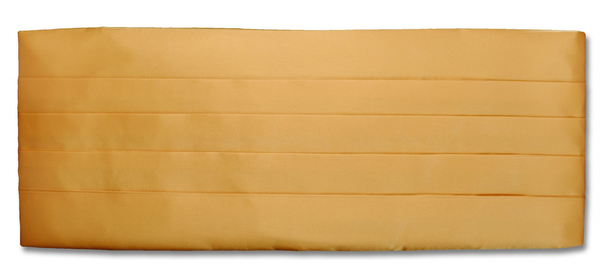 Vanguard Cummerbund Male Satin Gold