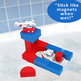 Coast Guard JUST THINK TOYS Boat & Helicopter BathBlocks