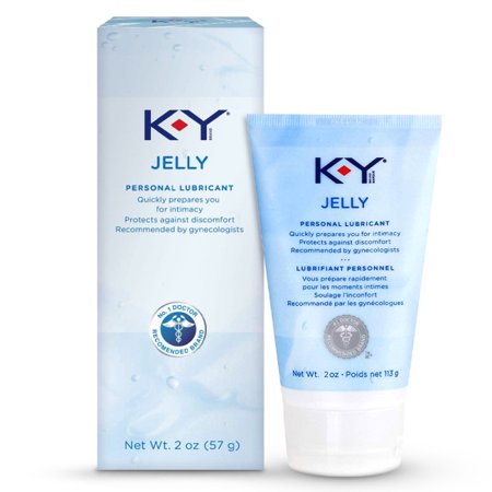 K-Y Personal Water Based Lubricant Jelly -  2 oz