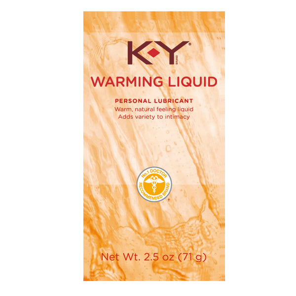 K-Y Warming Liquid Personal Water Based Lubricant - 2.5 oz