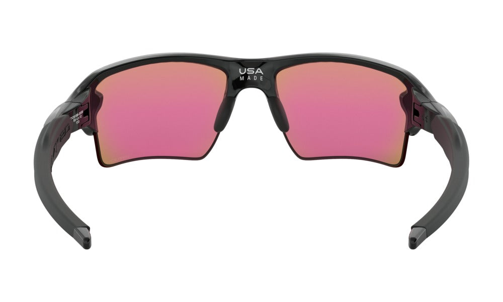 Oakley Mens Flak 2.0 XL Polished Black Frame - Prizm Golf Lens