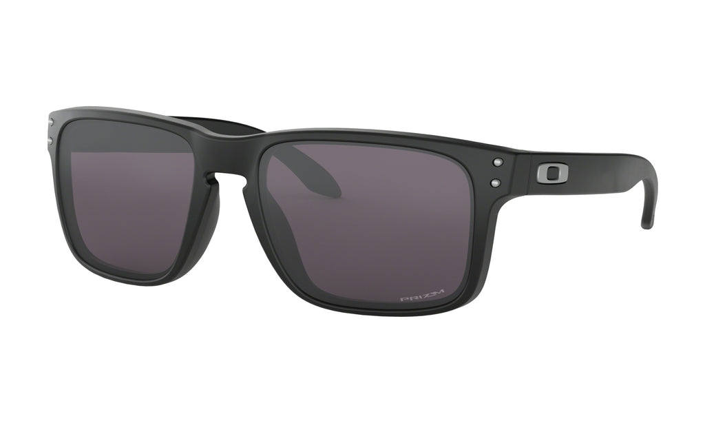Oakley Mens Holbrook Matte Black Frame - Gray Prizm Lens - Non