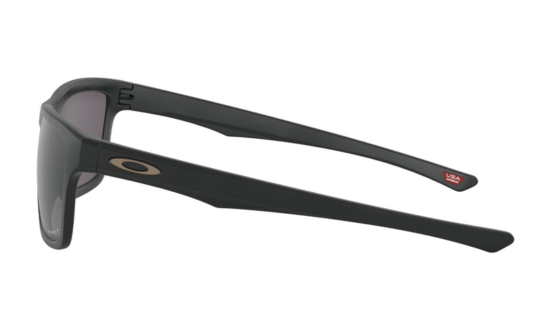 Oakley Standard Issue Mens Holston Matte Black Frame - Prizm Gray Lens - Polarized Sunglasses
