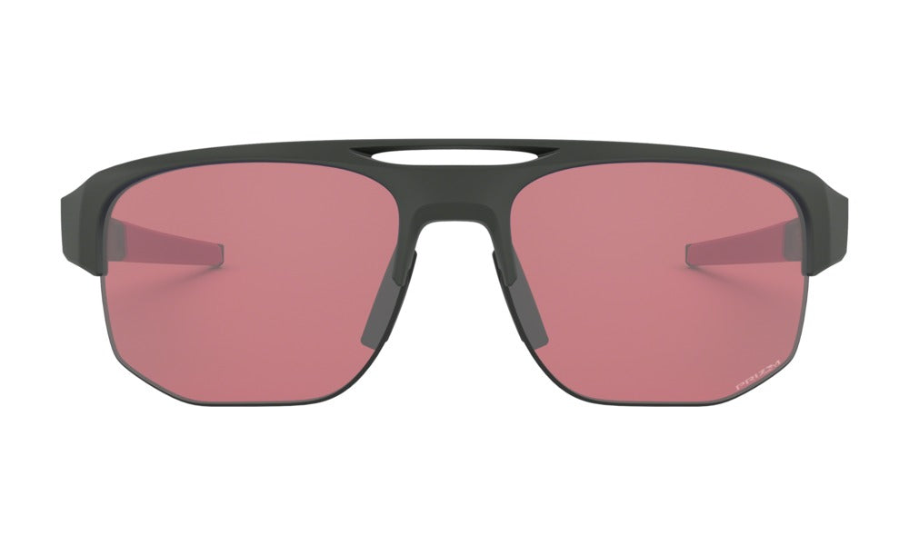 Oakley Mens Mercenary Matte Carbon Frame - Prizm Dark Golf Lens
