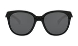 Oakley Womens Low Key Polished Black Frame - Prizm Black Lens - Polarized Sunglasses