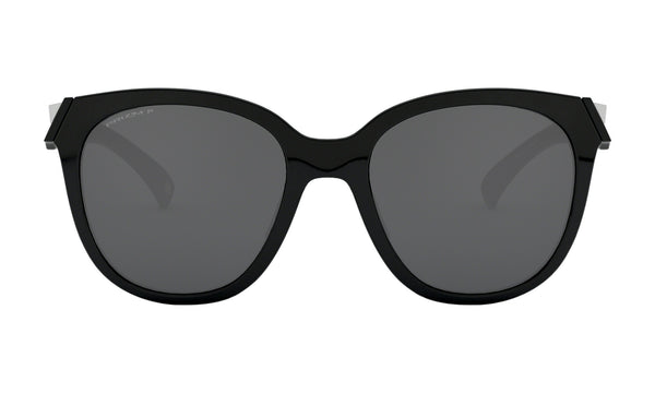 Oakley Womens Low Key Polished Black Frame - Prizm Black Lens - Polarized Sunglasses