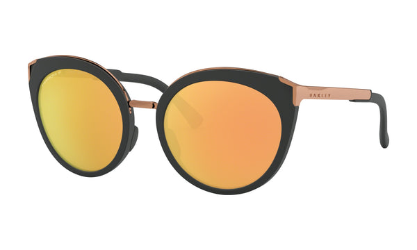 Oakley Womens Top Knot Velvet Black Frame - Rose Gold Prizm Lens - Polarized Sunglasses