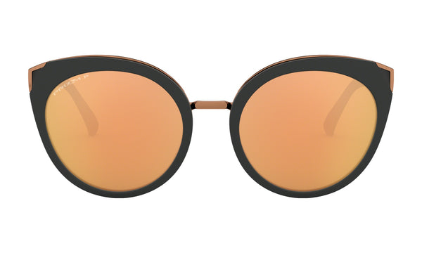 Oakley Womens Top Knot Velvet Black Frame - Rose Gold Prizm Lens - Polarized Sunglasses
