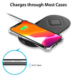 iLuv 2-in-1 Fast Wireless Charging Pad