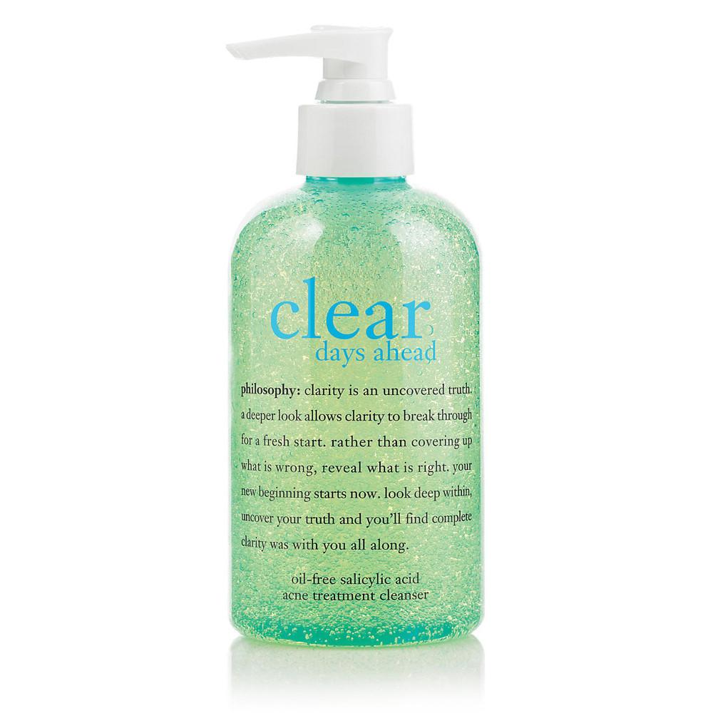 Philosophy Clear Days Ahead Oil-Free Salicylic Acid Acne Treatment Cleanser - 8 oz.