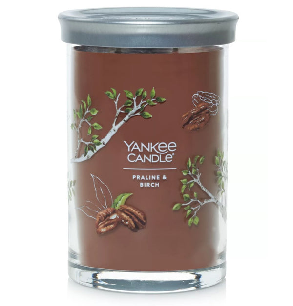 Yankee Candle Signature Large Tumbler Candle - Praline & Birch