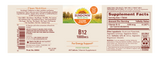 Sundown Naturals Vitamin B-12 Vitamins Supplement Tablets - 1000MCG - 60 Count