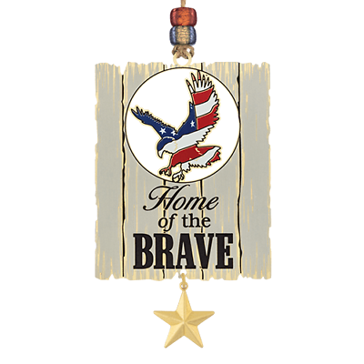 ChemArt Home Of The Brave Ornament