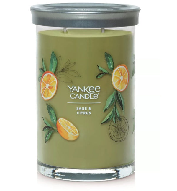 Yankee Candle Signature Large Tumbler Candle - Sage & Citrus