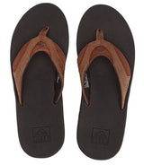 REEF Mens Leather Fanning Sandal