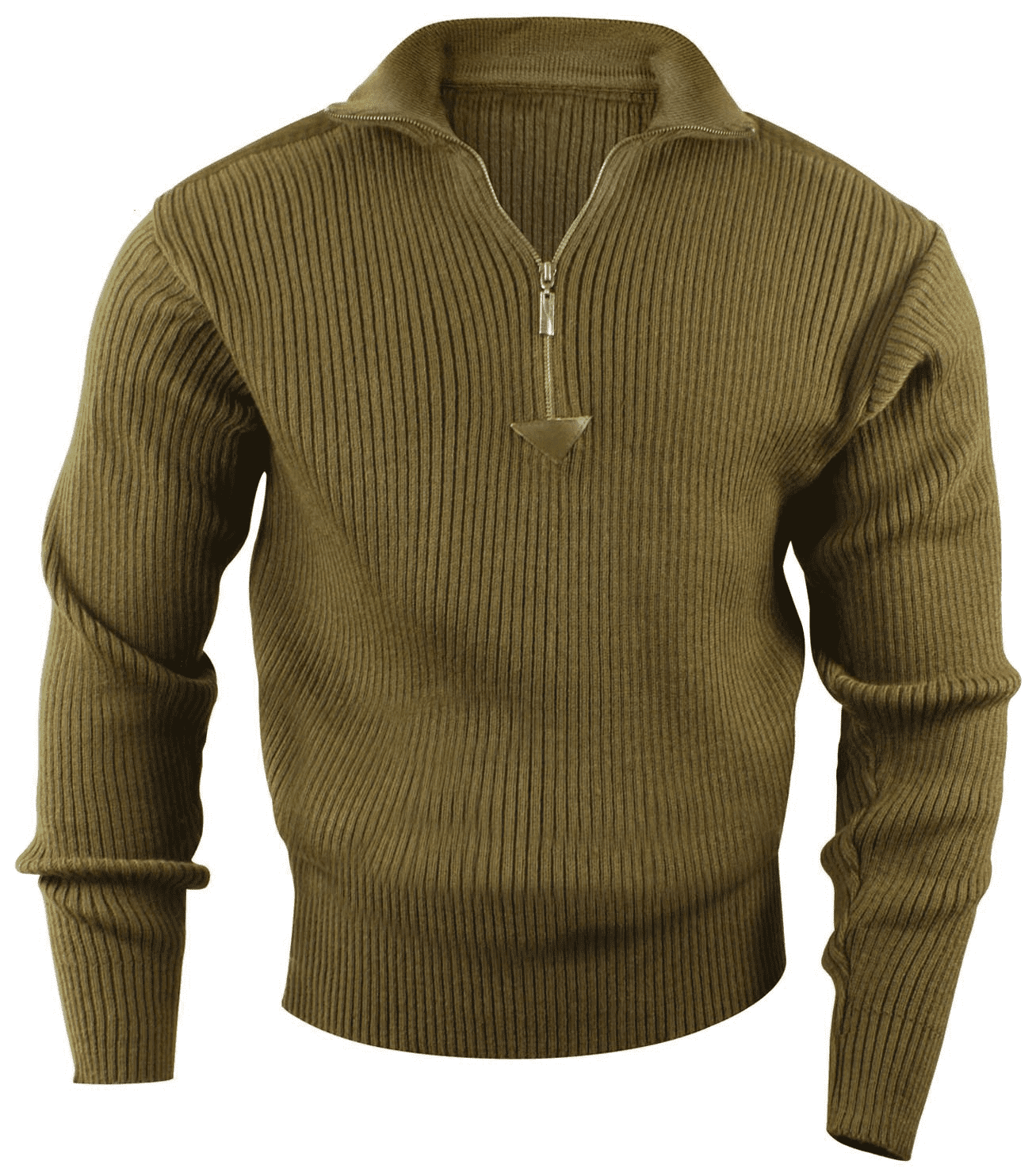 Men's quarter zip acrylic commando sweater hotsell