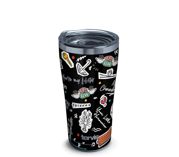 tervis Warner Brothers Friends Collage Stainless Steel With Slider Lid Tumbler - 20 Oz.