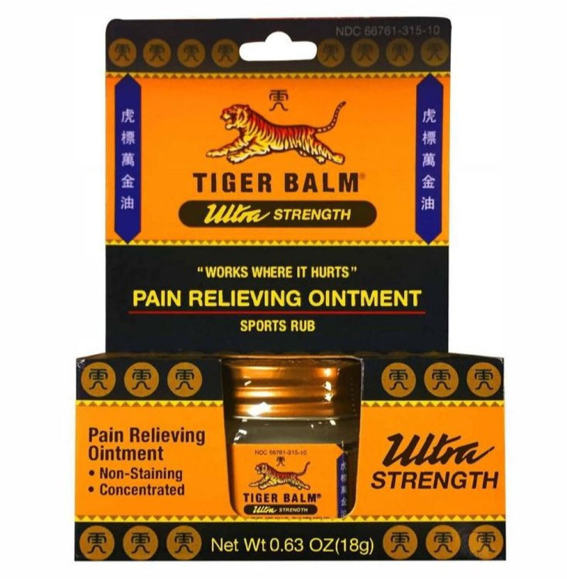 Tiger Balm Ultra Strength Pain Relieving Ointment - 0.63 oz.