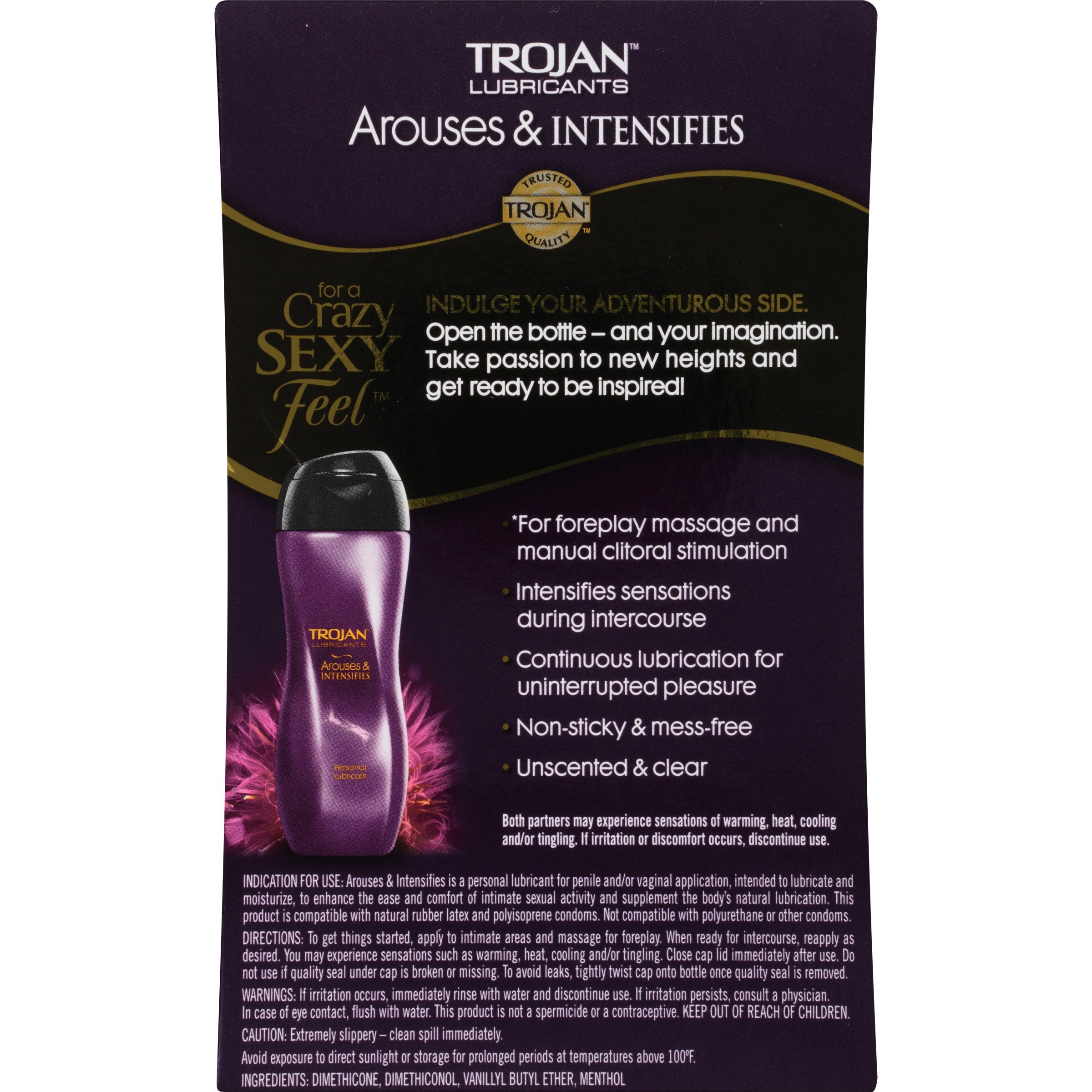 Trojan Arouses & Intensifies Personal Lubricant - 3 oz. ShopCGX Trojan Arouses & Intensifies Personal Lubricant - 3 oz. ShopCGX