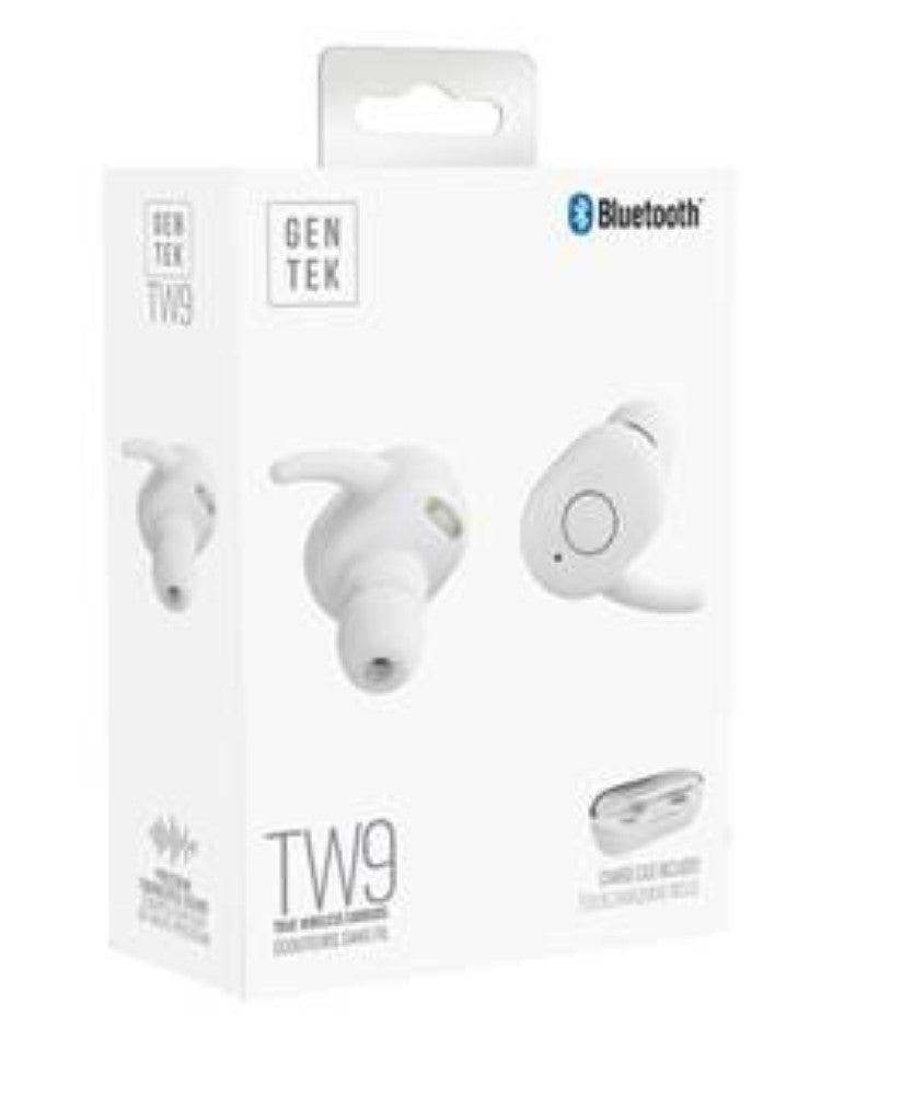 Gentek TW9 True Wireless Earbuds W/ Wireless Charging Case