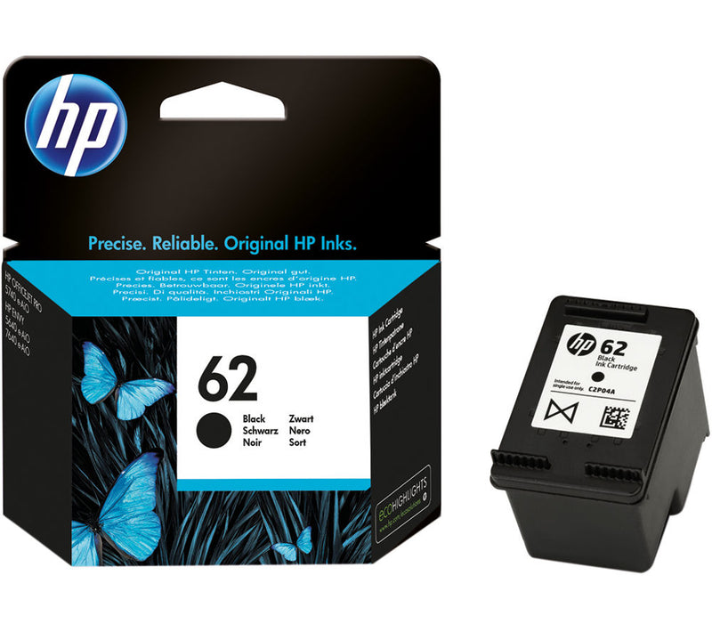 HP  #62 Black Ink